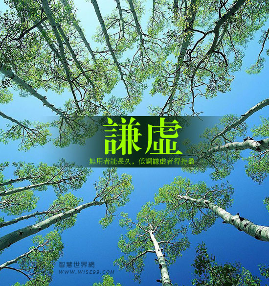 无用之大用:无用者能长久,低调谦虚者得持盈