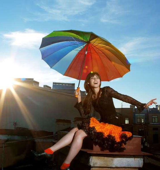 以阳光的心灵面对世界